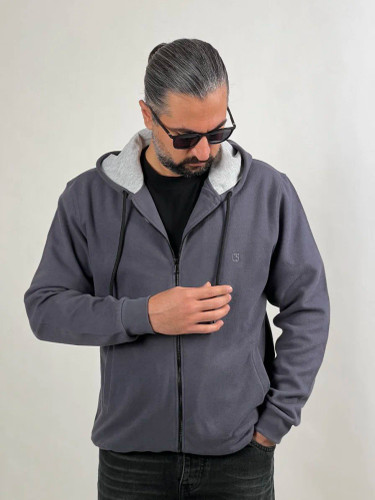 سویشرت کلاهدار سلانیک زیپی