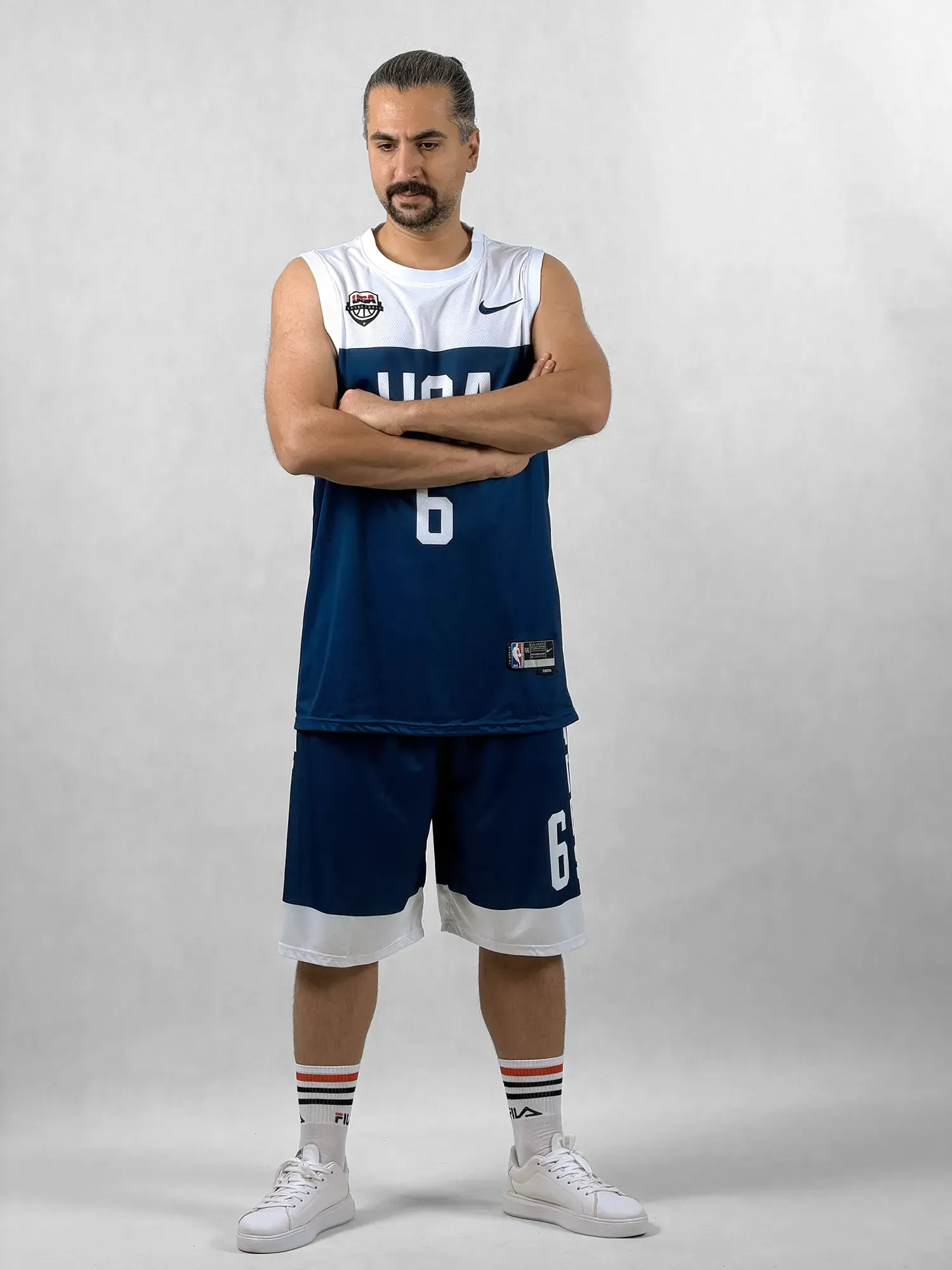 کیت بسکتبالی وارداتی تیم ملی امریکا USA جنس فلامنت (تایلندی)