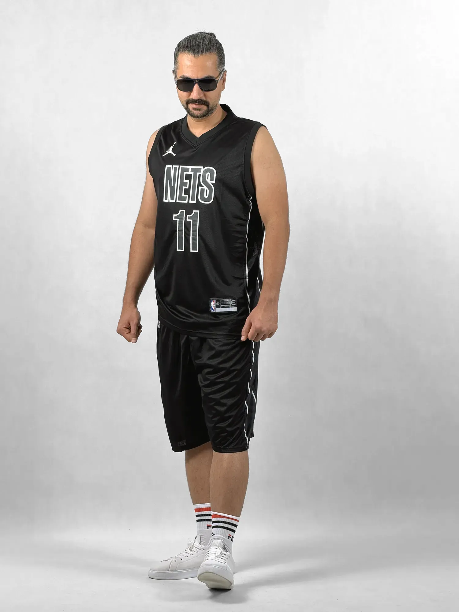 کیت بسکتبالی وارداتی تیم بروکلین Broklyn Nets جنس فلامنت (تایلندی)