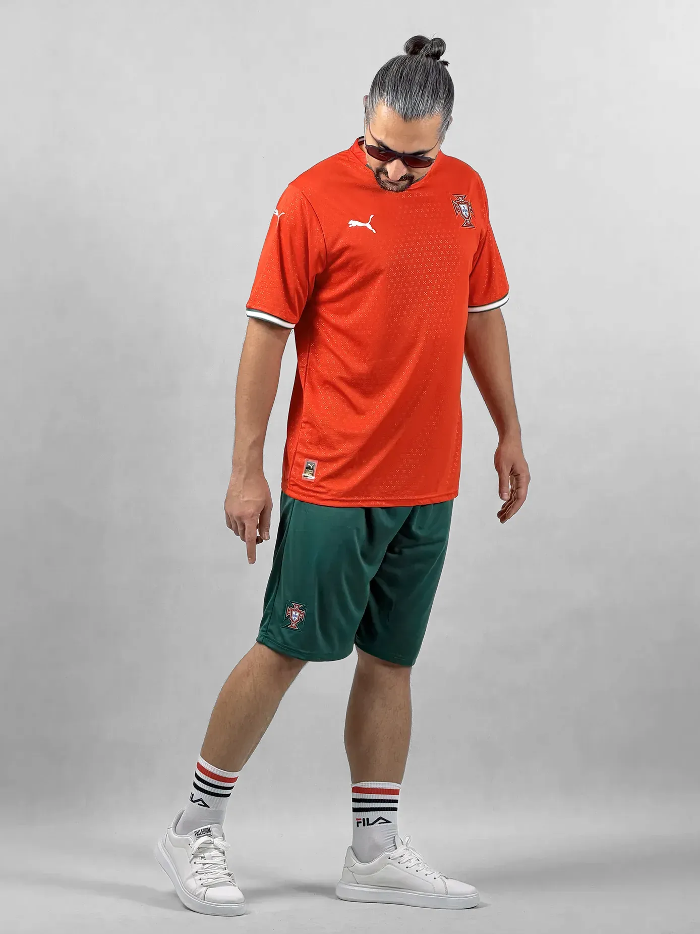 کیت فوتبالی وارداتی تیم ملی پرتغال Portugal جنس فلامنت (تایلندی)