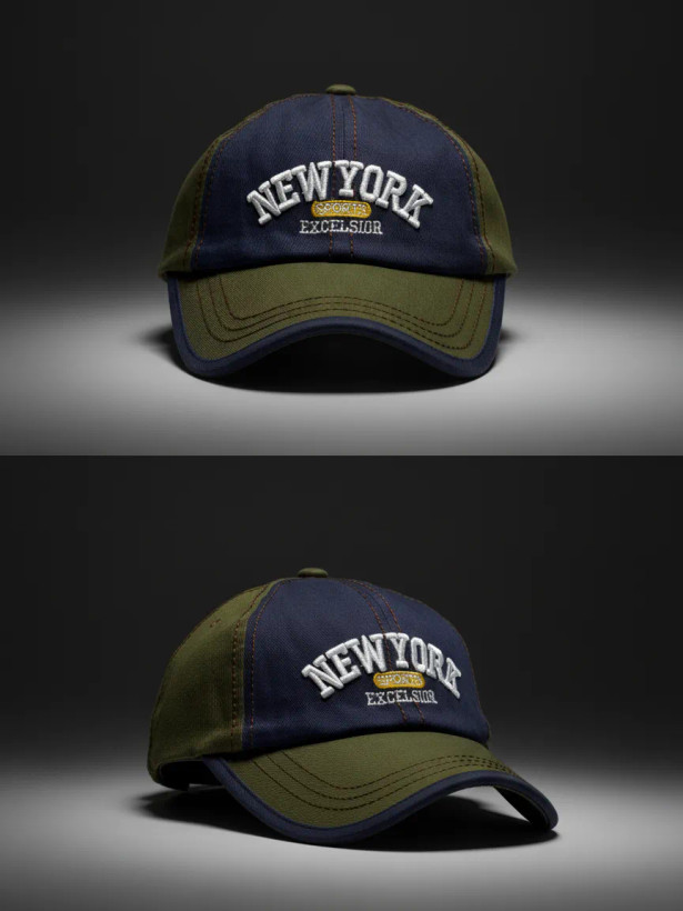 کلاه بیسبالی کتان NEWYORK SPORTS سگک فلزی | کد 84