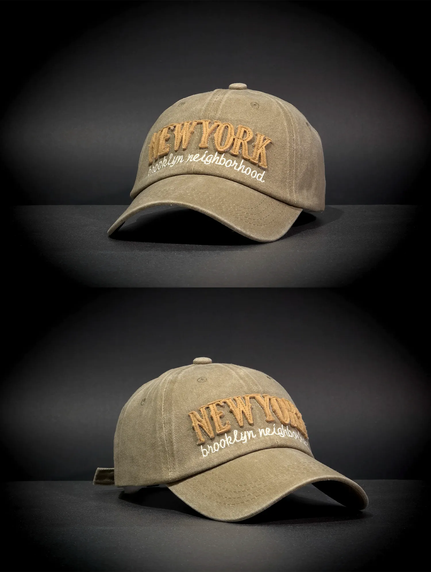 کلاه کپ کتان سنگشور BROKLYN (وارداتی درجه یک)