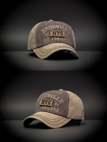 کلاه کپ بیسبالی کتان سنگشور وینتیج با گلدوزی BROSVILLE (وارداتی درجه یک)