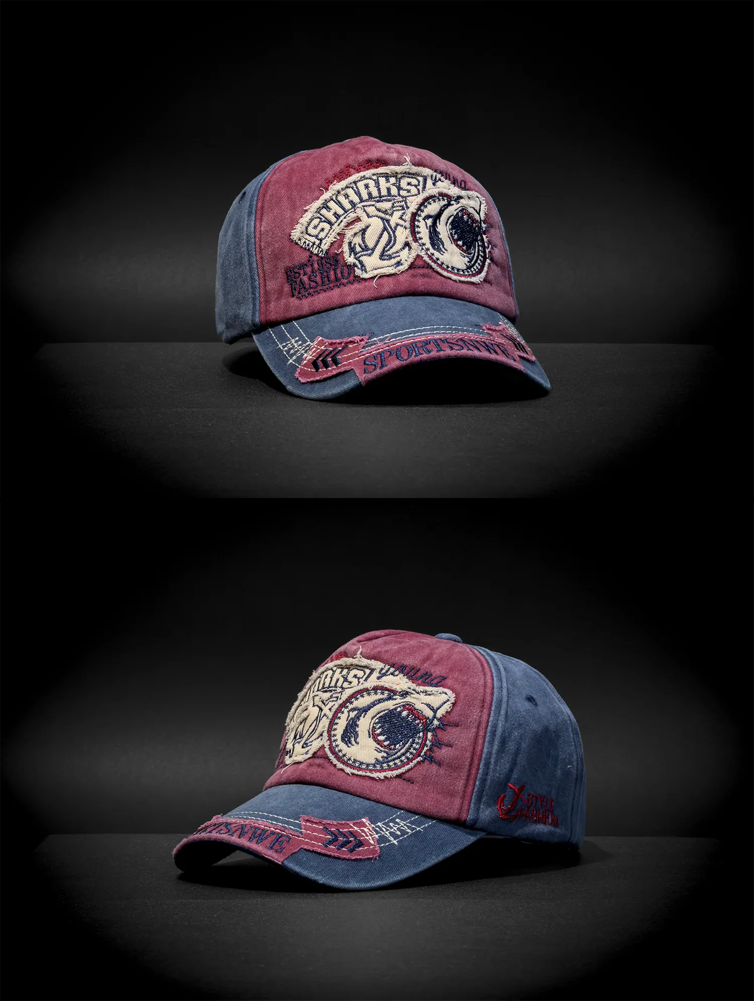 کلاه کپ کتان سنگشور وینتیج SHARKS (وارداتی درجه یک)