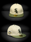 کلاه بک فیت نیو ارا CHICAGO WHITE SOX کرم سایز 57.7 | کد 168