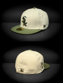 کلاه بک فیت نیو ارا CHICAGO WHITE SOX کرم سایز 57.7 | کد 168