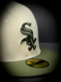 کلاه بک فیت نیو ارا CHICAGO WHITE SOX کرم سایز 57.7 | کد 168