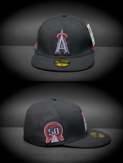کلاه بک فیت نیو ارا LA ANGELS 50TH ANNIVERSARY مشکی سایز 57.7 | کد 171