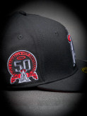 کلاه بک فیت نیو ارا LA ANGELS 50TH ANNIVERSARY مشکی سایز 57.7 | کد 171