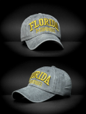 کلاه بیسبالی کتان سنگشور Florida سگک فلزی | کد 195