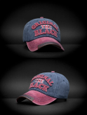 کلاه بیسبالی کتان سنگشور لبه چرمی Original Black سگک فلزی | کد 202