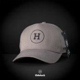 کلاه کپ بیسبالی کتان آستردار با سگک فلزی HERMES | نمای روبرو کرم خاکی