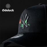 کلاه کپ بیسبالی کتان اسنپ بک NY YANKEES BLACK - ROSE