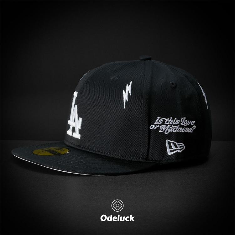 کلاه کپ بک فیت کتان، استراکچردار کیفیت مستر NEW ERA - LA DODGERS DIET STARTS MONDAY | نمای بغل چپ
