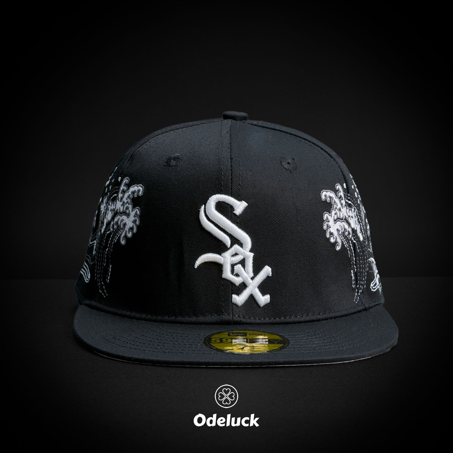 کلاه کپ بک فیت کتان، استراکچردار کیفیت مستر  NEW ERA - CHICAGO WHITE SOX TONAL WAVE | نمای روبرو