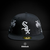 کلاه کپ بک فیت کتان، استراکچردار کیفیت مستر NEW ERA - CHICAGO WHITE SOX TONAL WAVE | نمای روبرو