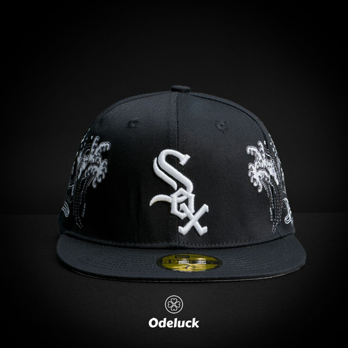کلاه کپ بک فیت کتان، استراکچردار کیفیت مستر NEW ERA - CHICAGO WHITE SOX TONAL WAVE | نمای روبرو