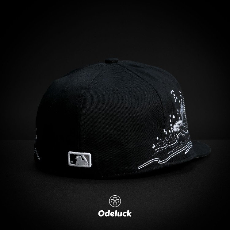 کلاه کپ بک فیت کتان، استراکچردار کیفیت مستر NEW ERA - CHICAGO WHITE SOX TONAL WAVE | نمای پشت