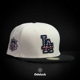 کلاه کپ بک فیت NEW ERA - LA DODGERS 4TH OF JULY | نمای چپ