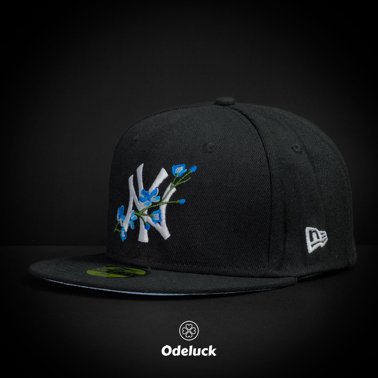 کلاه کپ بک فیت NEW ERA - NY YANKEES NAVY BLOOM | نمای چپ