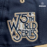 کلاه کپ بک فیت NEW ERA - NY YANKEES 75TH WORLD SERIES | جزئیات گلدوزی بغل