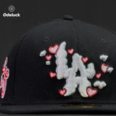 کلاه کپ بک فیت ♥ NEW ERA - LA 31 HATS SAN VALENTINO | جزئیات گلدوزی جلو