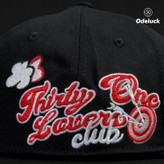 کلاه کپ بک فیت ♥ NEW ERA - LA 31 HATS SAN VALENTINO | جزئیات گلدوزی راست
