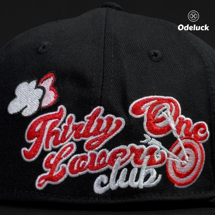 کلاه کپ بک فیت ♥ NEW ERA - LA 31 HATS SAN VALENTINO | جزئیات گلدوزی راست
