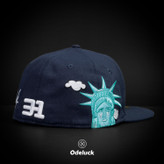 کلاه کپ بک فیت NEW ERA - NY 31 HATS LIBERTY STATUE | نمای پشت