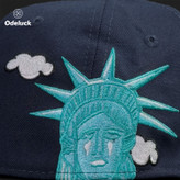 کلاه کپ بک فیت NEW ERA - NY 31 HATS LIBERTY STATUE | جزئیات گلدوزی بغل