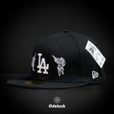 کلاه کپ بک فیت NEW ERA - LA DODGERS NO MONEY NO HAPPY | نمای چپ