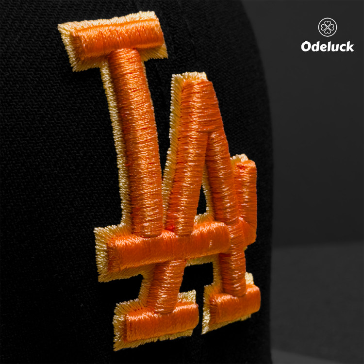 کلاه کپ بک فیت NEW ERA - LA DODGERS RUSTIC FALL PIERCING | جزئیات گلدوزی جلو