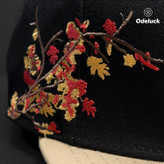 کلاه کپ بک فیت NEW ERA - LA DODGERS RUSTIC FALL PIERCING | جزئیات گلدوزی بغل