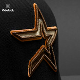کلاه کپ بک فیت NEW ERA - HOUSTON ASTROS WOODLAND 20TH | جزئیات گلدوزی جلو