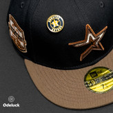 کلاه کپ بک فیت NEW ERA - HOUSTON ASTROS WOODLAND 20TH | نمای پرسپکتیو بالا