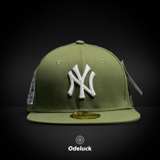 کلاه کپ بک فیت NEW ERA مدل New York Yankees Subway Series رنگ سبز زیتونی
