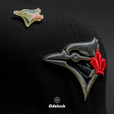 کلاه کپ بک فیت NEW ERA - TORONTO BLUE JAYS | جزئیات گلدوزی جلو