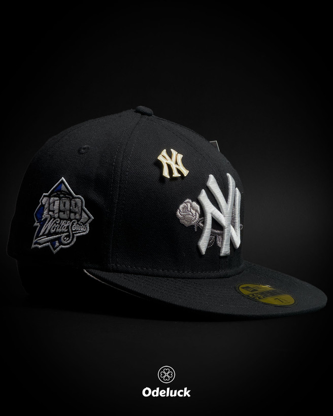 کلاه کپ بک فیت مدل NY YANKEES ROSE 1999 WS PIERCING | نمای بغل راست