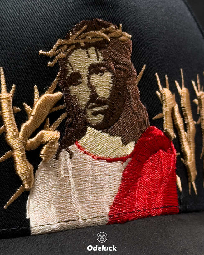 کلاه کپ اسنپ بک JESUS AWAKENING | از برند DANDY HAT | نسخه پریمیوم همراه با NFC Authentic | جزئیات گلدوزی جلو