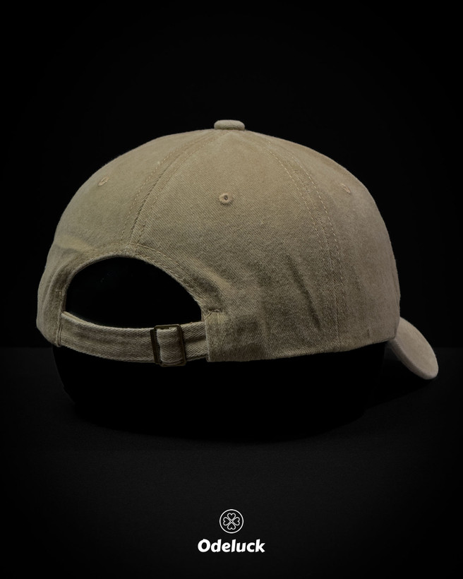 کلاه کپ بیسبالی کتان سنگشور بیسیک با سگک فلزی | وارداتی | نمای پشت و سگک