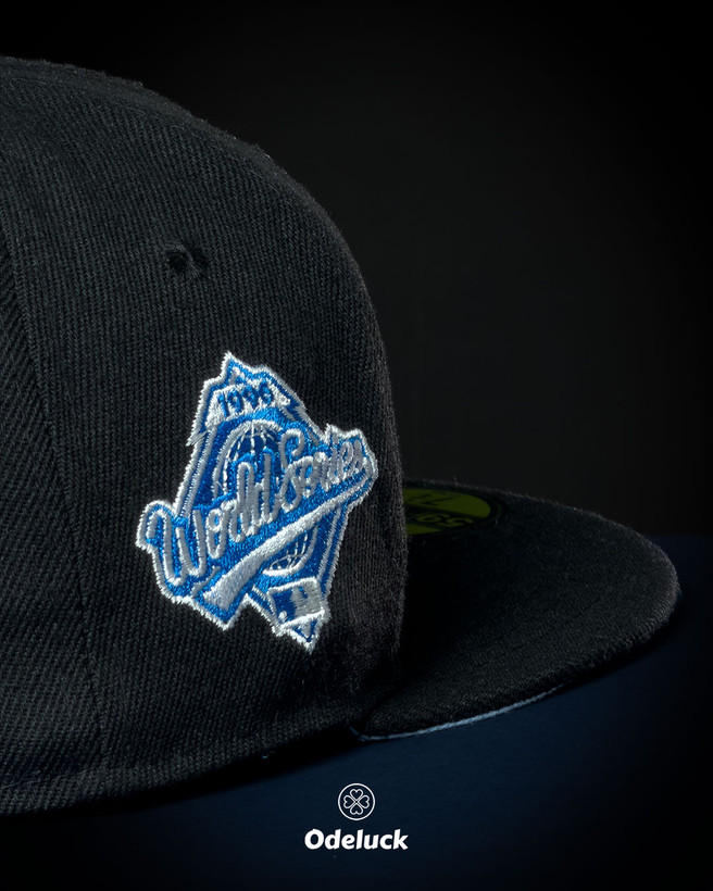 کلاه کپ بک فیت NEW ERA - NY YANKEES NAVY BLOOM | جزئیات گلدوزی