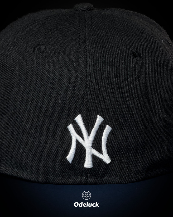کلاه کپ بک فیت NEW ERA - NY YANKEES NAVY BLOOM | جزئیات گلدوزی