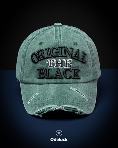 کلاه کپ سنگشور زاپدار رنگ سبز پاسپورتی ORIGINAL THE BLACK ادلاک