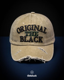 کلاه کپ سنگشور زاپدار رنگ کرم کاکی ORIGINAL THE BLACK ادلاک