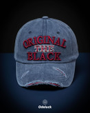 کلاه کپ سنگشور زاپدار رنگ آبی دودی ORIGINAL THE BLACK ادلاک