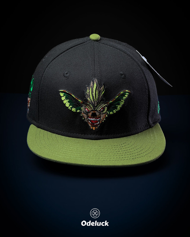 کلاه کپ بک فیت نیو ارا ATLANTA BRAVES GREMLINS 40TH مشکی زیتونی