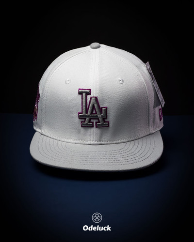 کلاه کپ بک فیت نیو ارا LA DODGERS 40TH ANNIVERSARY سفید نمای روبرو