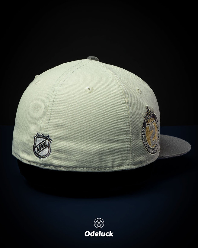 نمای پشت کلاه کپ بک فیت نیو ارا LOS ANGELES KINGS با لوگوی NHL
