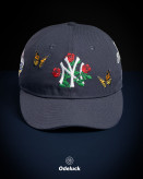 کلاه کپ اسنپ بک نیو ارا NY YANKEES BUTTERFLY کاستوم نوکمدادی نمای روبرو
