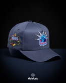 نمای نیمرخ کلاه نیو ارا NY Rangers با پچ ساید ورلد سریز 1999